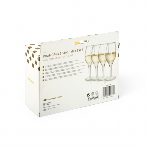 Champagne Shot Gläser (4er Set)