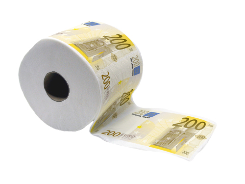 Papier toilette 200 € Ref 0000309