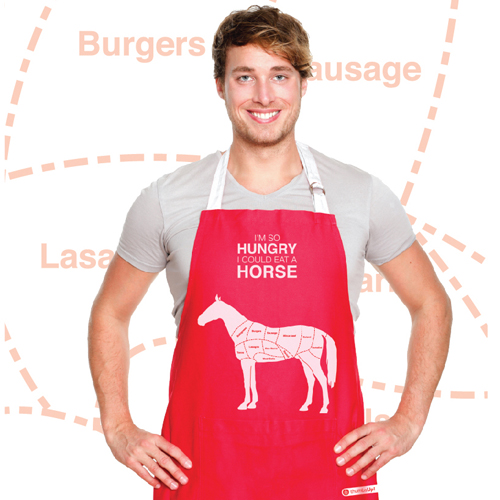 Tablier cuisine viande de cheval Ref 0001186