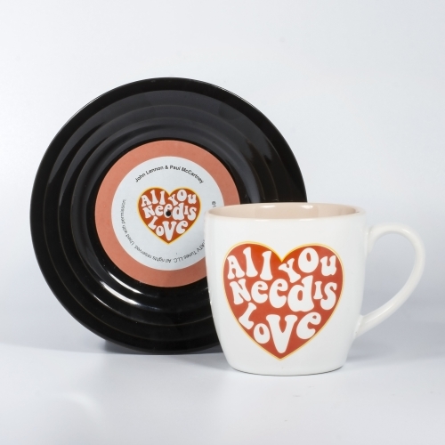 L&M Mug and Saucer Set - Love