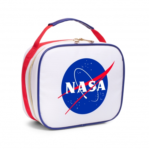 NASA Lunchtasche mit Reißverschluss - weiß