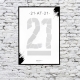 21 at 21 Scratch & Reveal Poster thumbnail image 1