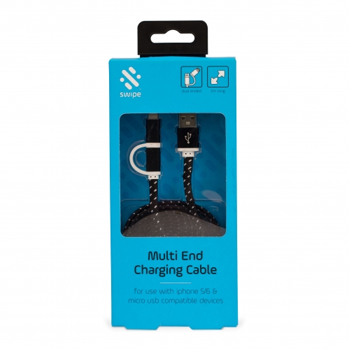 Dual USB Charging Cable - 2m Long