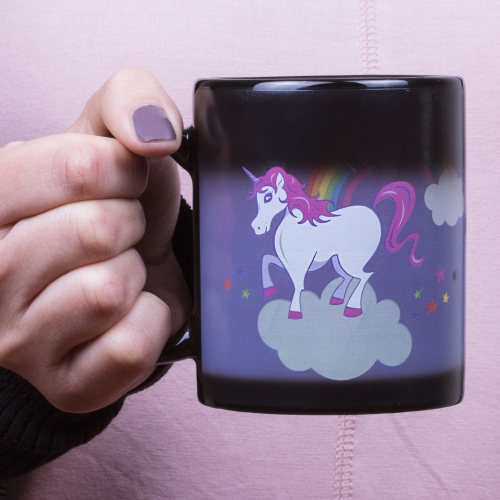 Tasse Einhorn (Unicorn Heat Change Mug) - mit Farbwechsel 