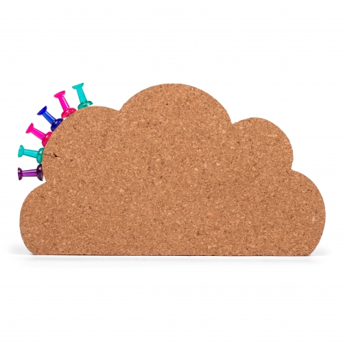 Cloud Cork Board Magnet
