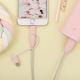 Hopscotch 3-in-1 Charging Cable - Pink thumbnail image 1