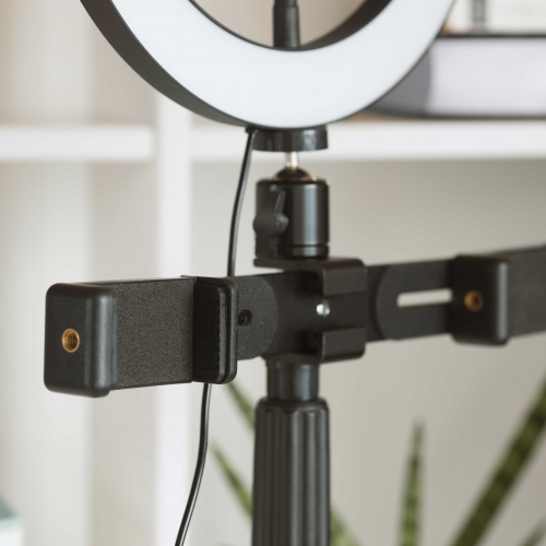 Orb � 10 Inch Ring Light + Stand with double phone holder � RING-10