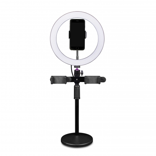 Orb � 10 Inch Ring Light + Stand with double phone holder � RING-10