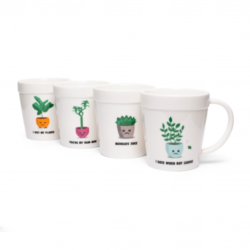 Plant Pot Mug - I WET MY PLANTS