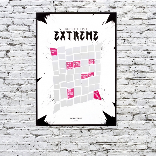 Extreme Scratch & Reveal Poster