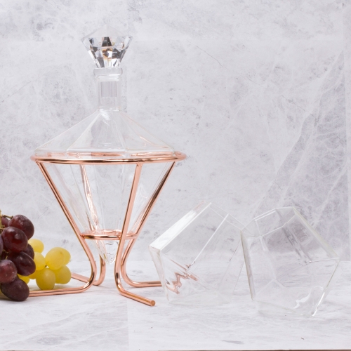 soiree diamond decanter set