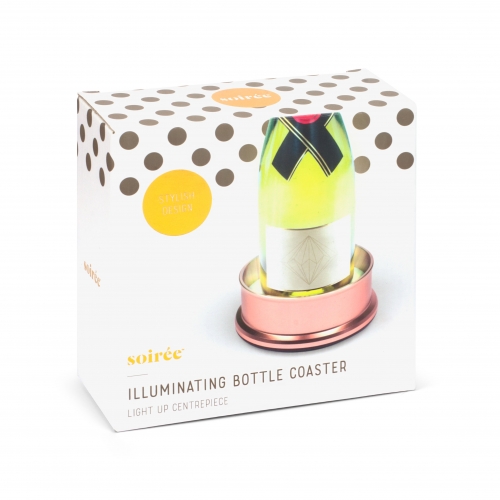Illuminating Bottle Coaster.