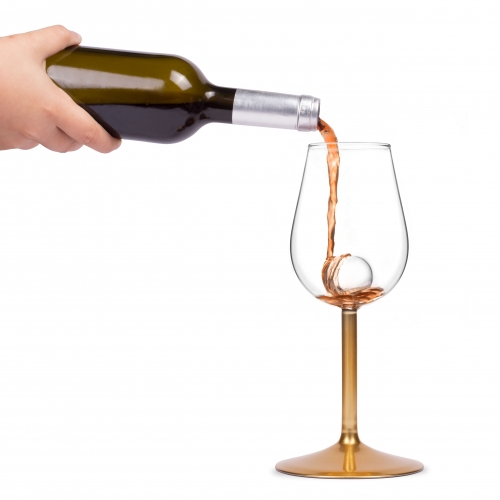 Wine Glass with Ball