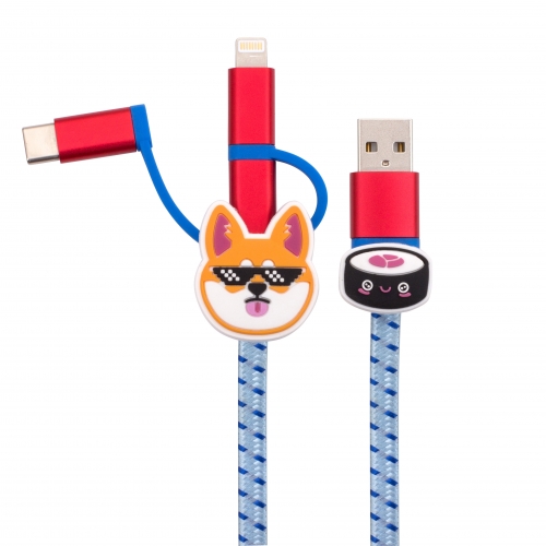 Shiba Inu 3-in-1 Cable