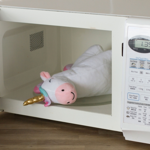 unicorn microwave teddy